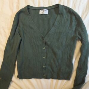 Old Navy Women's Ribbed Forest Cardigan